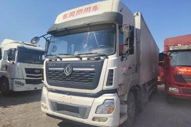 二手东风商用车 天龙VL重卡 292马力 6X2 9.6米厢式载货车(国五) 前四后四 雷诺二手载货车 黄牌图片