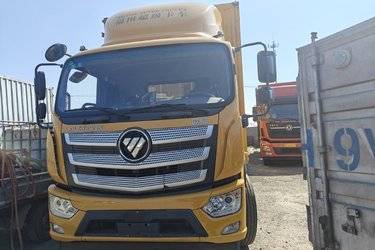 二手福田 欧航R系 290马力 4X2 9.78米厢式载货车(平顶)(国六) 单桥 福田康明斯二手载货车 黄牌图片