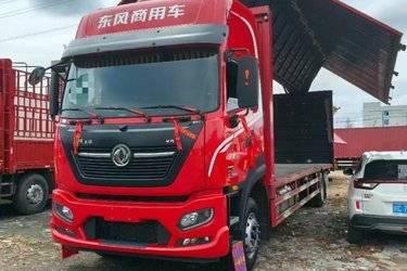 二手东风商用车 天锦KR PLUS 舒适版 290马力 4X2 9.8米翼开启厢式载货车(国六)(高顶双卧)(国六) 单桥 康明斯二手载货车 黄牌图片