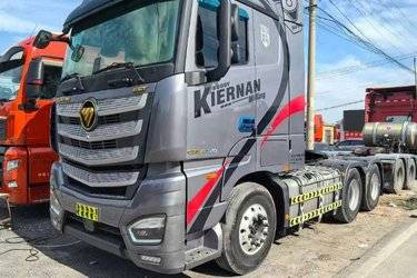 二手福田 欧曼EST 星辉版 620马力 6X4 AMT自动档牵引车(国六) 双驱 福田康明斯二手牵引车 黄牌图片