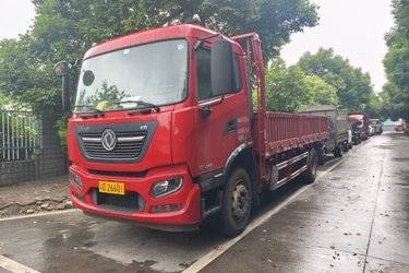 二手东风商用车 天锦KR重卡 舒适版 245马力 4X2 6.2米排半栏板载货车(国六) 单桥 东风康明斯二手载货车 黄牌图片