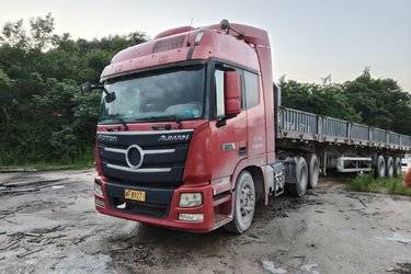 二手福田 欧曼GTL 9系重卡 375马力 6X4牵引车(国四) 双驱 北汽福田二手牵引车 黄牌图片