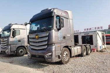 二手福田 欧曼EST 北方版 620马力 6X4 AMT自动档牵引车(液缓)(国六) 双驱 福田康明斯二手牵引车 黄牌图片
