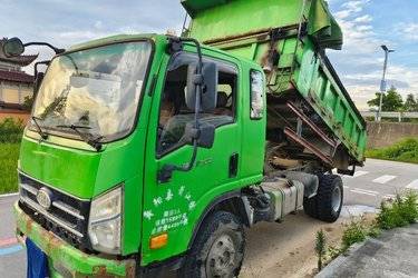 二手南骏汽车 瑞吉J30D 129马力 4X2 3.9米自卸车(国五) 单桥 云内动力二手自卸车 黄牌图片