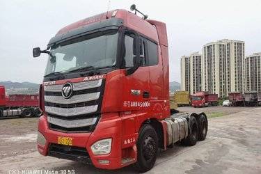 二手福田 欧曼EST 6系重卡 510马力 6X4牵引车(国五) 双驱 康明斯二手牵引车 黄牌图片