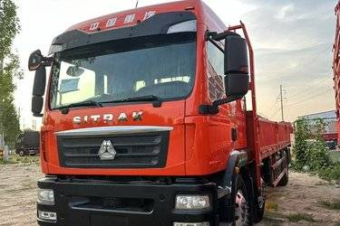 二手中国重汽 汕德卡SITRAK G5重卡 340马力 6X2 7.8米栏板载货车(国六) 前四后四 曼二手载货车 黄牌图片