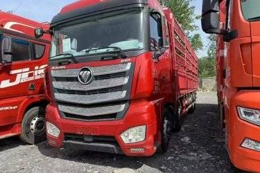 二手福田 欧曼EST 西南版 470马力 8X4 9.56米仓栅式载货车(国六)(带缓速器)(国六) 前四后八 康明斯二手载货车 黄牌图片