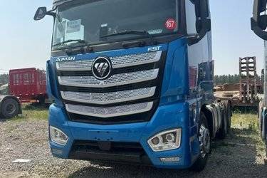 二手福田 欧曼EST 6系重卡 560马力 6X4 AMT自动挡牵引车(国五) 双驱 福田康明斯二手牵引车 黄牌图片