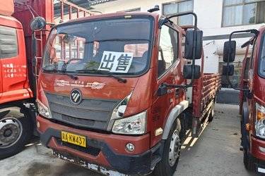 二手福田 时代领航ES5 170马力 4X2 5.8米排半栏板载货车(国五) 单桥 玉柴二手载货车 黄牌图片