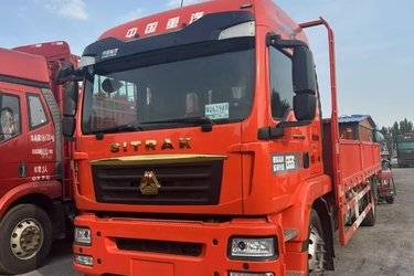 二手中国重汽 汕德卡SITRAK G5S重卡 豪华版 290马力 4X2 6.8米AMT自动档栏板载货车(国六) 单桥 曼二手载货车 黄牌图片