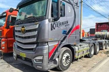 二手福田 欧曼EST 北方版 620马力 6X4 AMT自动档牵引车(液缓)(国六) 双驱 福田康明斯二手牵引车 黄牌图片