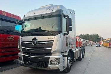 二手福田 欧曼GTL 520马力 6X4 AMT自动挡牵引车(国六) 双驱 福田康明斯二手牵引车 黄牌图片
