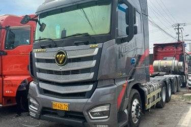 二手福田 欧曼EST 北方版 620马力 6X4 AMT自动档牵引车(液缓)(国六) 双驱 福田康明斯二手牵引车 黄牌图片