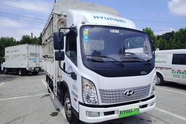 二手现代商用车 泓图EV 4.5T 4.14米单排纯电动仓栅运输车  二手电动卡车电动载货车图片
