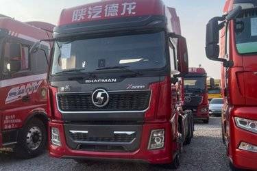 二手陕汽重卡 德龙X5000 轻量化版 550马力 6X4牵引车(蓝色)(国五) 双驱 潍柴二手牵引车 黄牌图片