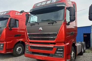 二手中国重汽 HOWO TH7重卡 500马力 6X4 牵引车(国六) 双驱 曼二手牵引车 黄牌图片