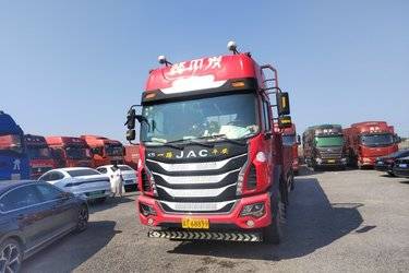 二手江淮 格尔发K5X重卡 标载型 260马力 6X2 9.5米栏板载货车(国五) 前四后四 锡柴二手载货车 黄牌