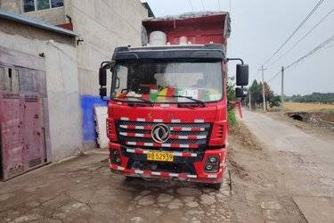 二手东风商用车 天锦中卡 220马力 6X2 4.8米自卸车(国五) 前四后四 玉柴二手自卸车 黄牌图片