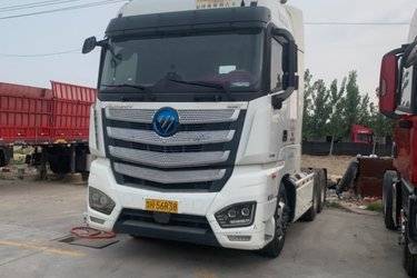 二手福田 欧曼EST 6系重卡 560马力 6X4 AMT自动挡牵引车(国五) 双驱 康明斯二手牵引车 黄牌图片