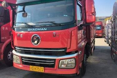 二手陕汽商用车 轩德翼6 标载版 245马力 4X2 6.75米仓栅式载货车(国六) 单桥 玉柴二手载货车 黄牌图片