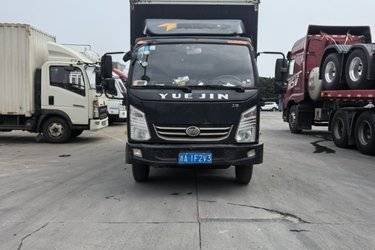 二手跃进 上骏X500-33 140马力 4.14米单排厢式轻卡(国五) 单桥 南京依维柯二手载货车 蓝牌图片