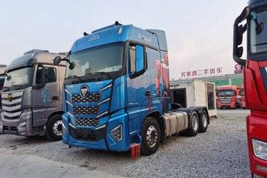 二手福田 欧曼EST 星辉版 北方版 620马力 6X4 AMT自动档牵引车(国六) 双驱 福田康明斯二手牵引车 黄牌图片