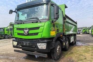 二手福田 欧曼GTL 430马力 8X4 6.5米自卸车(国六) 前四后八 潍柴二手自卸车 黄牌图片