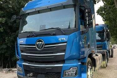 二手福田 欧曼GTL 470马力 4X2 AMT自动挡牵引车(国六) 单桥 福田康明斯二手牵引车 黄牌图片