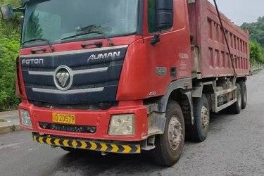 二手福田 欧曼GTL 9系重卡 430马力 8X4 8米自卸车(潍柴)(国五) 前四后八 潍柴二手自卸车 黄牌图片