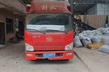 二手解放 虎VR 110马力 4X2 3米自卸车(国六) 单桥 潍柴二手自卸车 黄牌图片