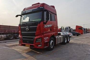 二手三一集团 江山版 485马力 6X4 牵引车(国六) 双驱 潍柴二手牵引车 黄牌图片