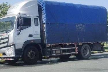 二手福田 欧航R系 价值版 190马力 5.45米仓栅式载货车(国六) 单桥 福田康明斯二手载货车 黄牌图片
