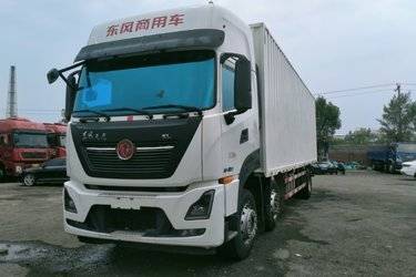二手东风商用车 天龙KL 舒适版 300马力 6X2 9.6米厢式载货车(国六) 前四后四 雷诺二手载货车 黄牌图片
