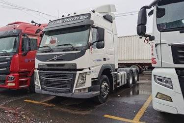 二手沃尔沃 新FM重卡 460马力 6X2R牵引车(后提升桥)(国五) 后提升 沃尔沃二手牵引车 黄牌图片