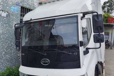 二手比亚迪T5EV 财富版 4.5T 4.03米单排纯电动厢式轻卡  二手电动卡车电动载货车图片