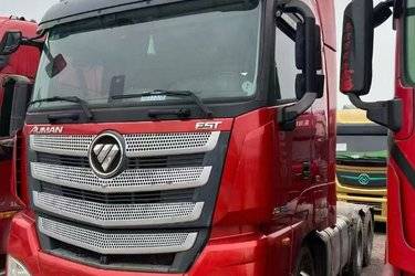 二手福田 欧曼EST 6系重卡 560马力 6X4 AMT自动挡牵引车(国五) 双驱 康明斯二手牵引车 黄牌图片