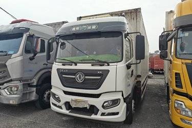 二手东风商用车 天锦KR 245马力 4X2 9.8米厢式载货车(高顶)(国五) 单桥 东风康明斯二手载货车 黄牌图片