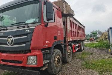 二手福田 欧曼GTL 9系重卡 430马力 8X4 8米自卸车(潍柴)(国五) 前四后八 潍柴二手自卸车 黄牌图片