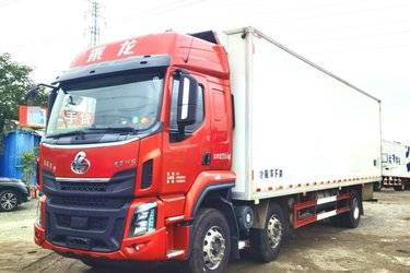 二手东风柳汽 乘龙H5 270马力 4X2 9.6米厢式载货车(国六) 单桥 玉柴二手载货车 黄牌图片