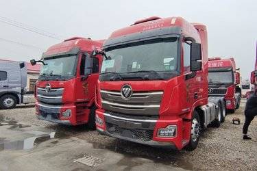 二手福田 欧曼GTL 穿越版 520马力 6X4 AMT自动挡牵引车(国六) 双驱 福田康明斯二手牵引车 黄牌图片