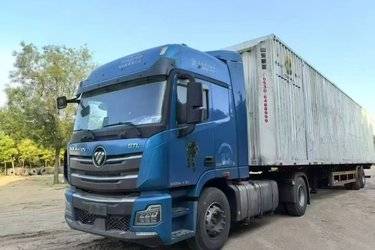 二手福田 欧曼GTL 北方版 基本型 470马力 4X2 AMT自动挡牵引车(国六) 单桥 福田康明斯二手牵引车 黄牌图片