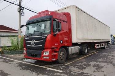 二手福田 欧曼GTL 470马力 4X2 AMT自动挡牵引车(国六) 单桥 福田康明斯二手牵引车 黄牌图片
