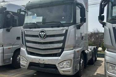 二手福田 欧曼EST 北方版 580马力 6X4 牵引车(速比4.111)(液缓)(国六) 双驱 福田康明斯二手牵引车 黄牌图片