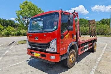 二手平板运输车 重汽豪曼 豪曼H5 180 4.6 4X2