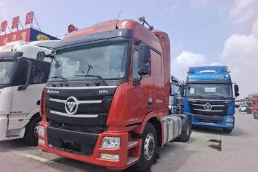 二手福田 欧曼GTL重卡 430马力 4X2牵引车(国五) 单桥 福田康明斯二手牵引车 黄牌图片