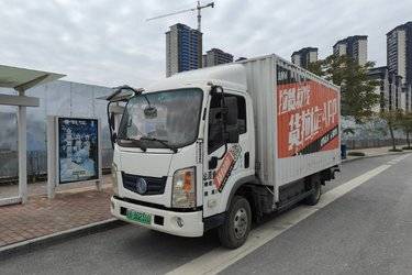 二手东风华神 T16 4.5T 4.13米单排纯电动厢式轻卡  二手电动卡车电动载货车图片