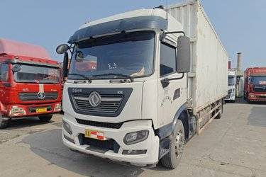 二手东风商用车 天锦KR 245马力 4X2 9.8米厢式载货车(高顶)(国五) 单桥 东风康明斯二手载货车 黄牌图片