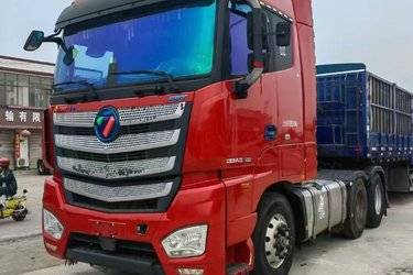 二手福田 欧曼EST 6系重卡 基本版 580马力 6X4 AMT自动挡牵引车(国六) 双驱 福田康明斯二手牵引车 黄牌图片