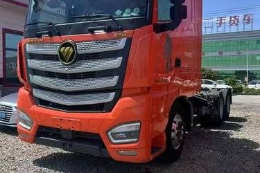 二手福田 欧曼EST 基本型 530马力 6X4 LNG自动挡牵引车(国六)(有缓速器)(国六) 双驱 康明斯二手牵引车 黄牌图片