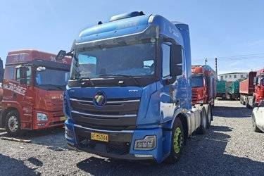 二手福田 欧曼GTL 基本型 520马力 6X4 AMT自动挡牵引车(国六)(有缓速器)(国六) 双驱 福田康明斯二手牵引车 黄牌图片